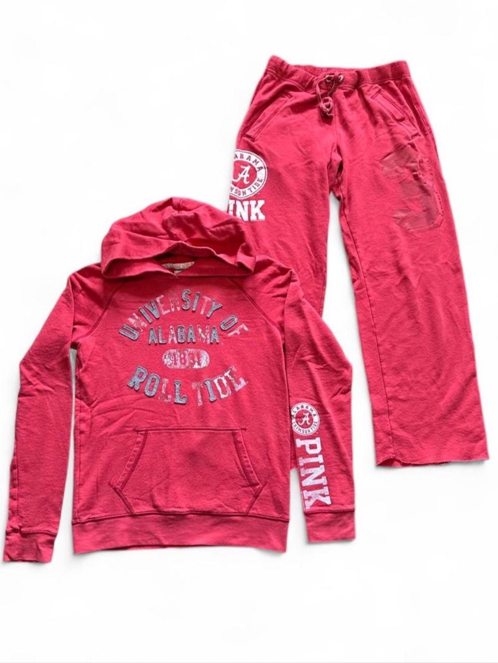 *rare* VICTORIA SECRET PINK x 5TH & OCEAN COLLEGIATE Alabama Crimson Tide Set